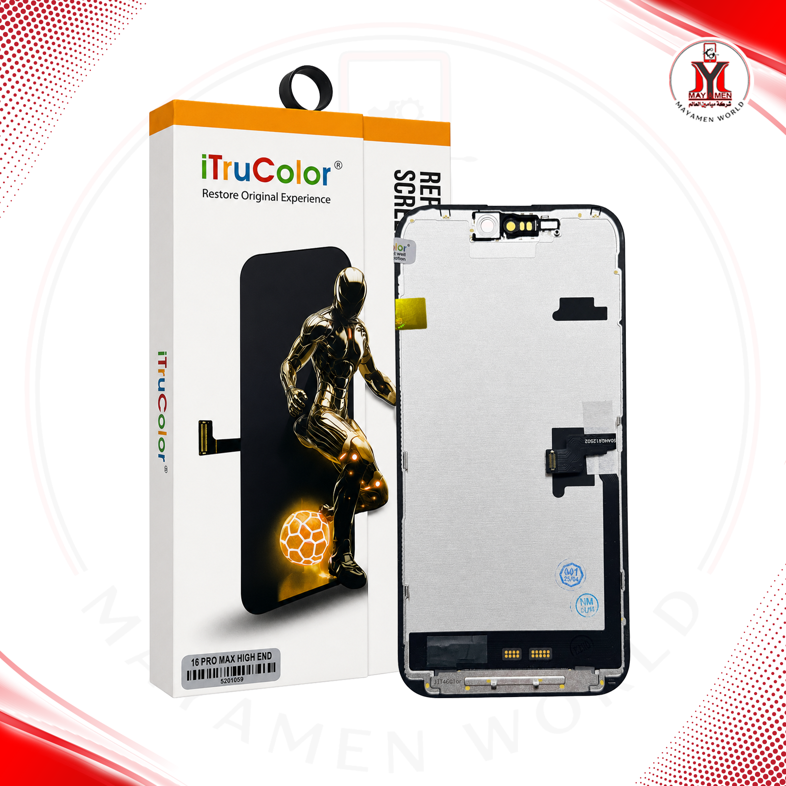 LCD IPHONE 16 PRO MAX-(ITRU COLOR-HIG HEND)